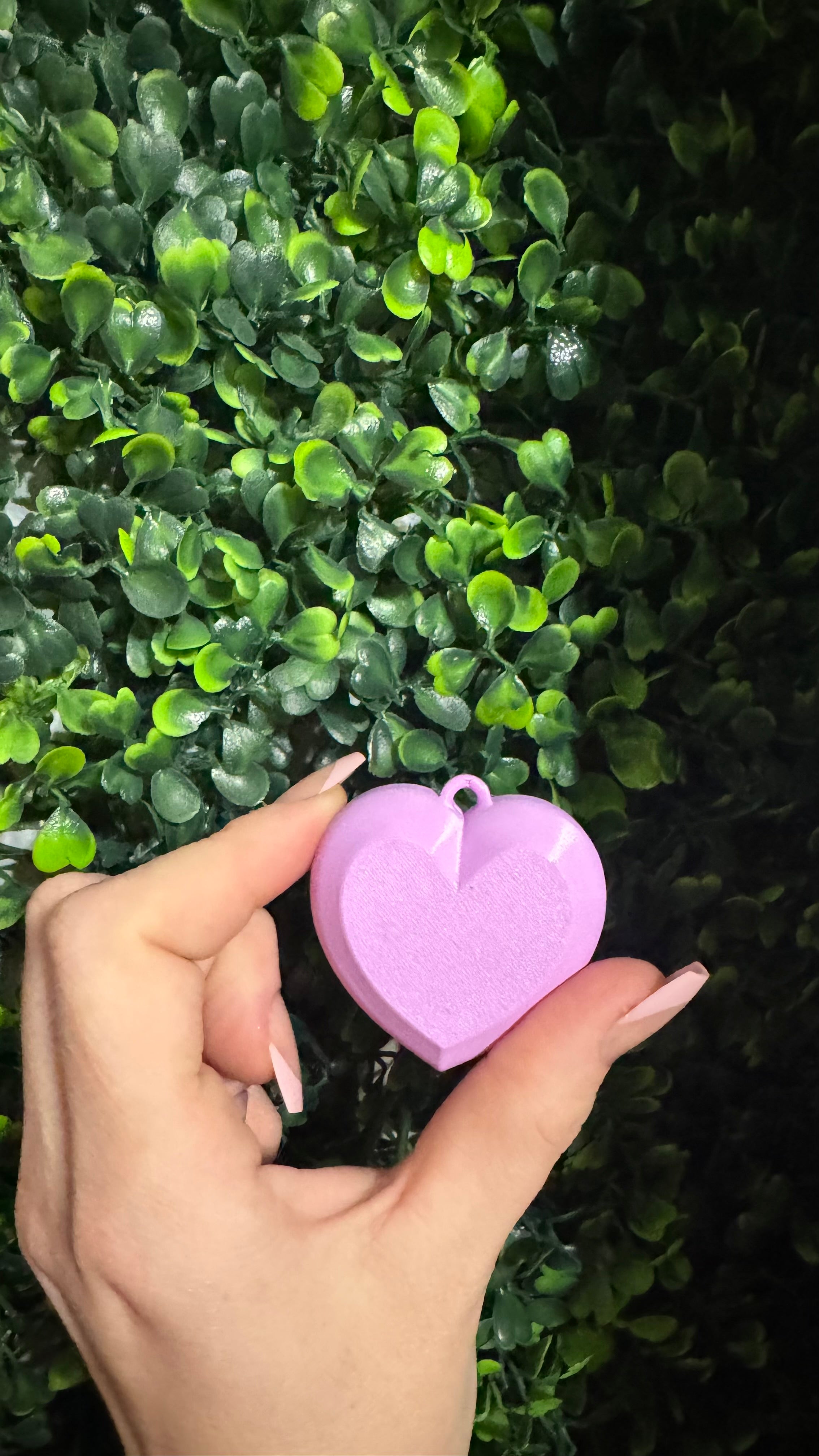 Y2K Hearts Keychain 💜💖