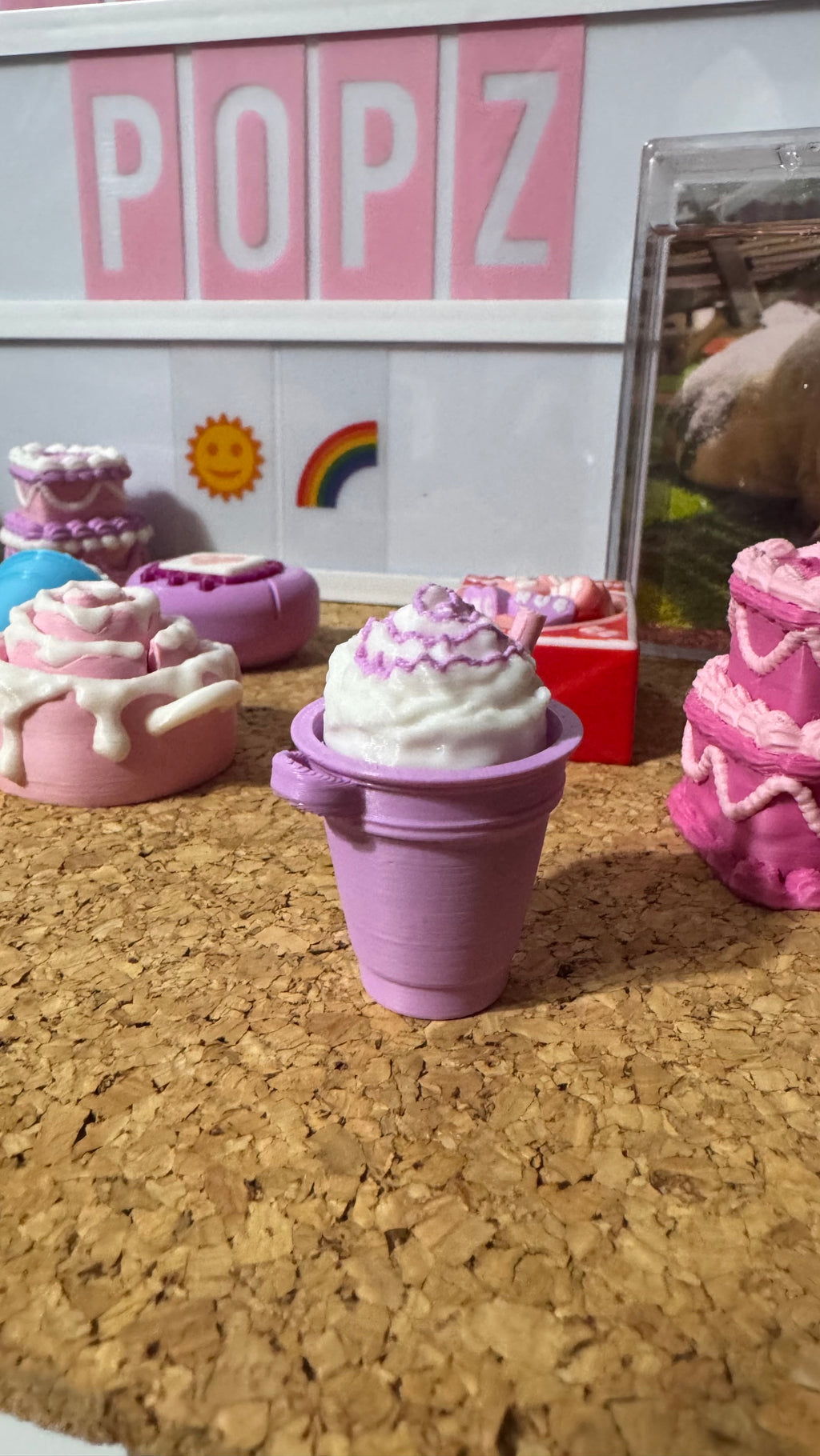 Sugar Rush Frappe Keychain